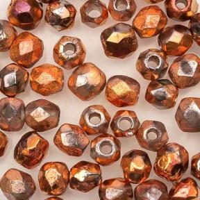 Fire polished 4 мм Crystal Etched Sunset Full