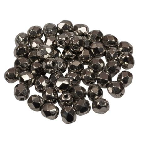 Fire polished 4 мм Crystal Argentic Full