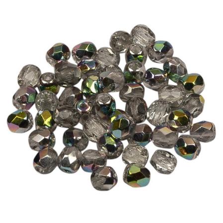 Fire polished 4 мм Crystal Vitrail
