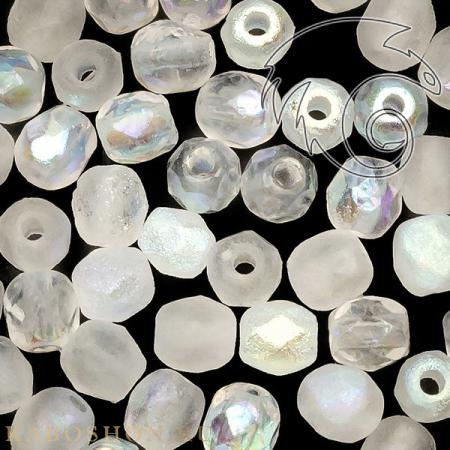 Fire polished 4 мм Crystal Etched AB Full FP-4-00030-28783