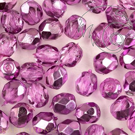 Fire polished 4 мм Crystal Purple Metallic Ice FP-4-00030-67275