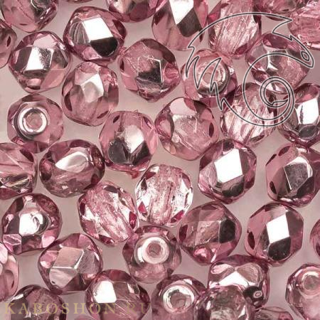 Fire polished 4 мм Crystal Flamingo Metallic Ice FP-4-00030-67744