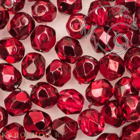 Fire polished 4 мм Crystal Pomegranate Metallic Ice FP-4-00030-67958