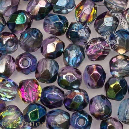 Fire polished 4 мм Crystal Magic Blue FP-4-00030-95100