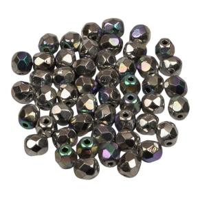 Fire polished 4 мм Crystal Glittery Silver Fire polished 4 мм Crystal Glittery Silver