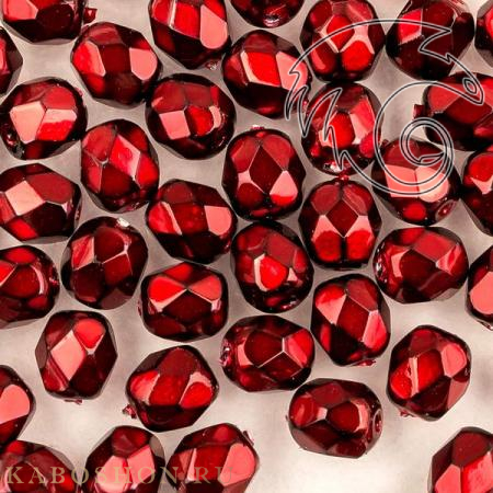Fire polished 4 мм Jet Heavy Metal Hot Pink FP-4-23980-34249