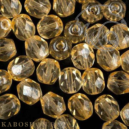 Fire polished 6 мм Crystal Champagne Luster FP-6-00030-14413