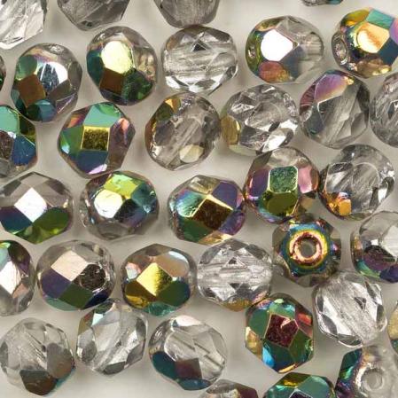 Fire polished 6 мм Crystal Vitrail