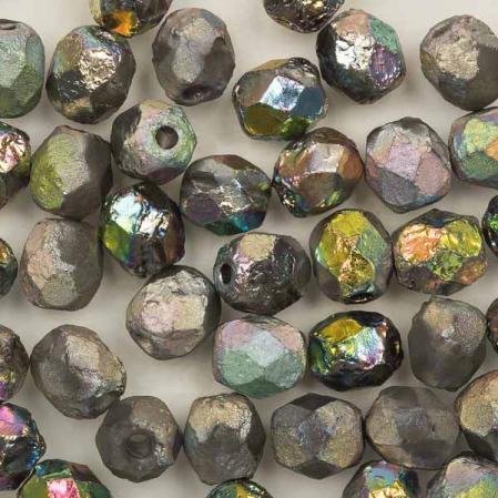 Fire polished 6 мм Crystal Etched Full Vitrail