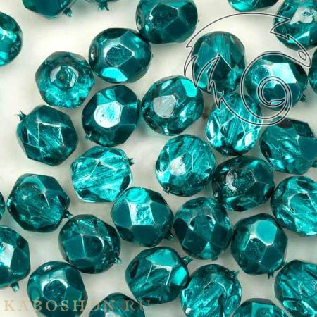 Fire polished 6 мм Crystal Marine Metallic Ice FP-6-00030-67642