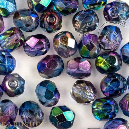 Fire polished 6 мм Crystal Magic Blue FP-6-00030-95100