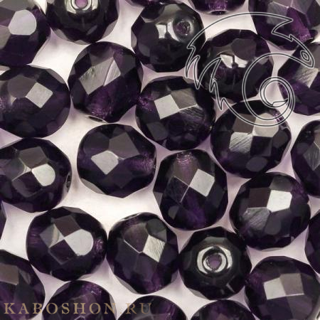 Fire polished 8 мм Deep Violet FP-8-30220