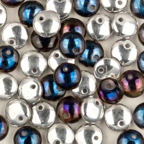 Lentils 6 mm Crystal Bermuda Blue