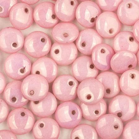 Lentils 6 mm Alabaster Lila Luster