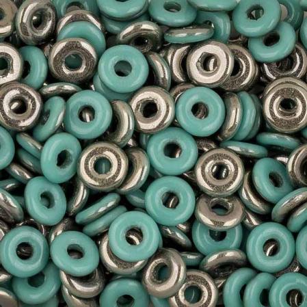 O bead 4 мм Jade Chrome