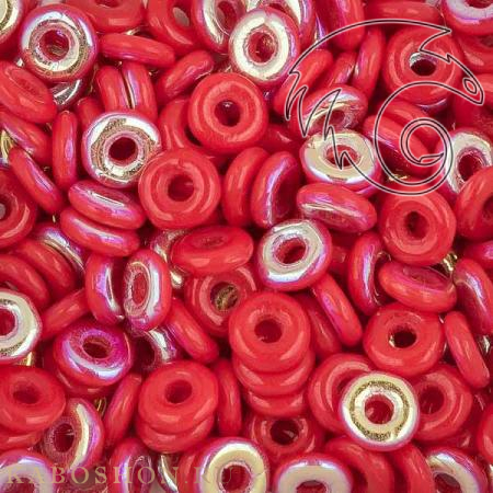 O bead 4 мм Opaque Red AB Obead-93200-28701