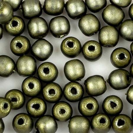 Стеклянный жемчуг 2 мм Matted Russian Green Satin