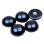 Glass Pearl Cabochons 14 мм Shiny Royal Blue (5 шт) PearlCab-14-70968