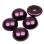 Glass Pearl Cabochons 14 мм Shiny Purple PearlCab-14-70979-1