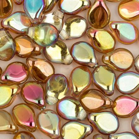 Pip Beads 5х7 мм Crystal Brown Rainbow