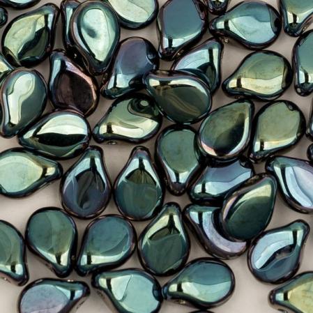 Pip Beads 5х7 мм Jet Celsian Full