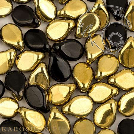 Pip Beads 5х7 мм Jet Amber Pip-23980-26441