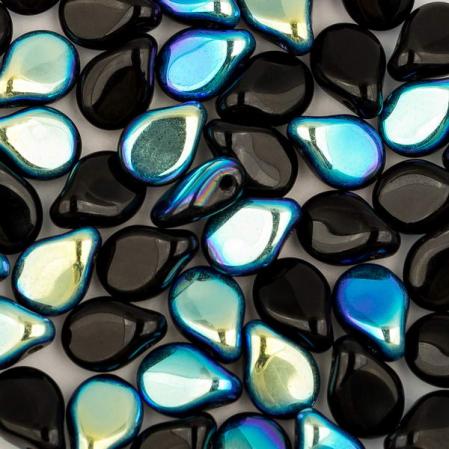 Pip Beads 5х7 мм Jet AB