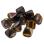 Pyramid beads 2-hole 6 мм Crystal Magic Copper (10 шт) Pyr-00030-95300