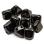 Pyramid beads 2-hole 6 мм Jet Hematite (10 шт) Pyr-23980-14400