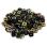 Quad Bead 4 мм Jet Vitrail Quad-23980-28101