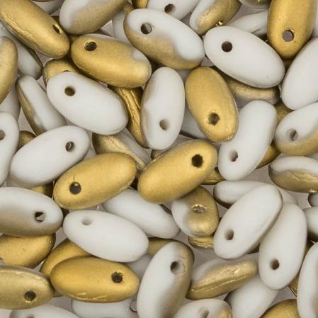 Rizo 2,5x6 мм Chalk White Amber Matted