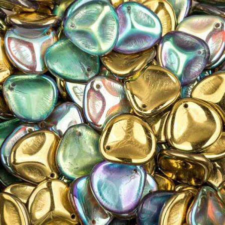 Rose Petal 14х13 мм Crystal Golden Rainbow (10 шт)