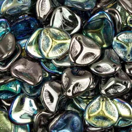 Rose Petal 14х13 мм Crystal Graphite Rainbow
