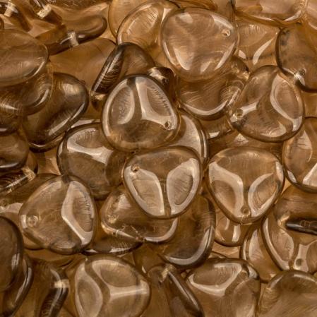 Rose Petal 14х13 мм Light Smokey Topaz (10 шт)