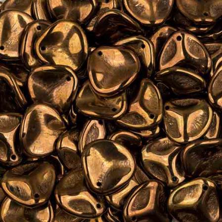 Rose Petal 14х13 мм Jet Bronze