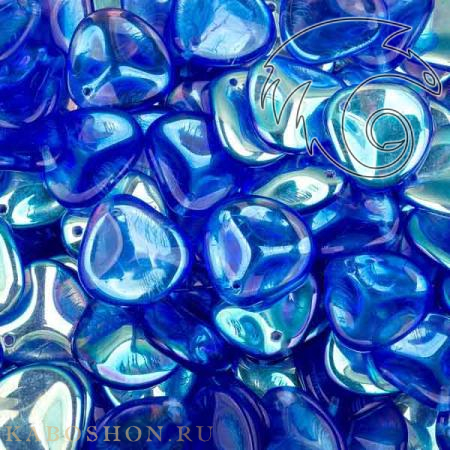 Rose Petal 14х13 мм Sapphire AB (10 шт) Rose-14-30030-28701