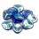 Rose Petal 14х13 мм Sapphire AB (10 шт) Rose-14-30030-28701