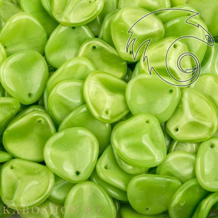 Rose Petal 14х13 мм Light Green (10 шт) Rose-14-54000