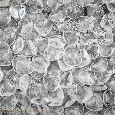 Rose Petal 8х7 мм Crystal (10 шт) Rose-8-00030