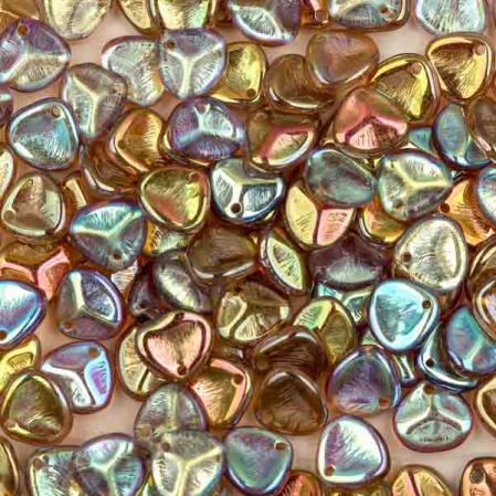 Rose Petal 8х7 мм Crystal Brown Rainbow (10 шт)