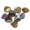 Rose Petal 8х7 мм Crystal Brown Rainbow (10 шт) Rose-8-00030-98532