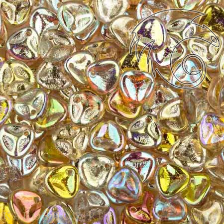 Rose Petal 8х7 мм Crystal Lemon Rainbow (10 шт) Rose-8-00030-98534