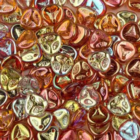 Rose Petal 8х7 мм Crystal Orange Rainbow (10 шт)