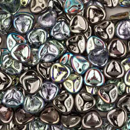 Rose Petal 8х7 мм Crystal Graphite Rainbow (10 шт)