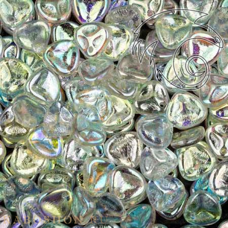 Rose Petal 8х7 мм Crystal Green Rainbow Rose-8-00030-98539-1