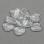 Rose Petal 8х7 мм Crystal (10 шт) Rose-8-00030