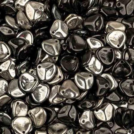 Rose Petal 8х7 мм Jet Chrome (10 шт)