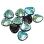 Rose Petal 8х7 мм Jet AB (10 шт) Rose-8-23980-28701