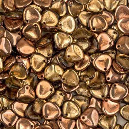 Rose Petal 8х7 мм Light Peridot Capri Gold (10 шт)