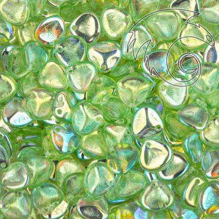 Rose Petal 8х7 мм Light Peridot AB Rose-8-50500-28701-1